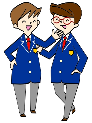 仲良し友達 生徒 フリーイラスト集 学校保健ポータルサイト